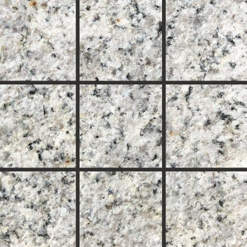 Silver Hand Cut Granite Cobbles 100 X 100 X 50mm +/-