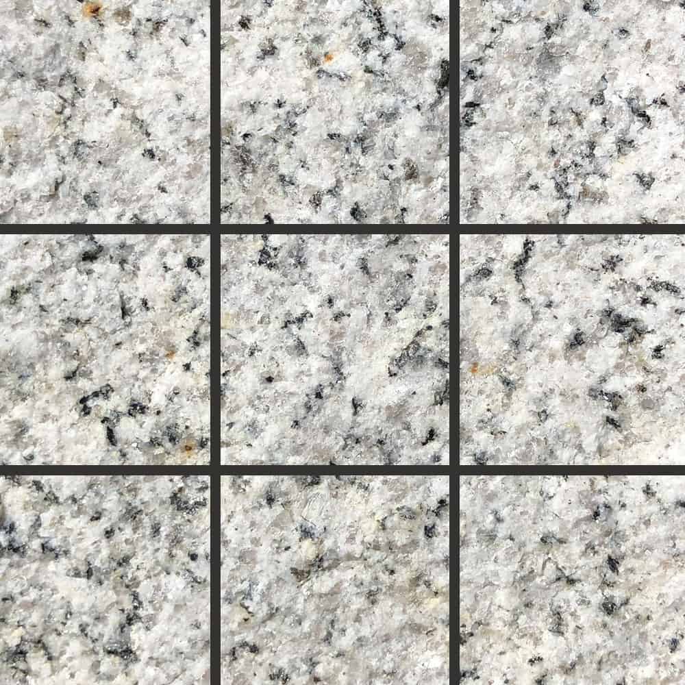 Silver Hand Cut Granite Cobbles 100 X 100 X 50mm +/-