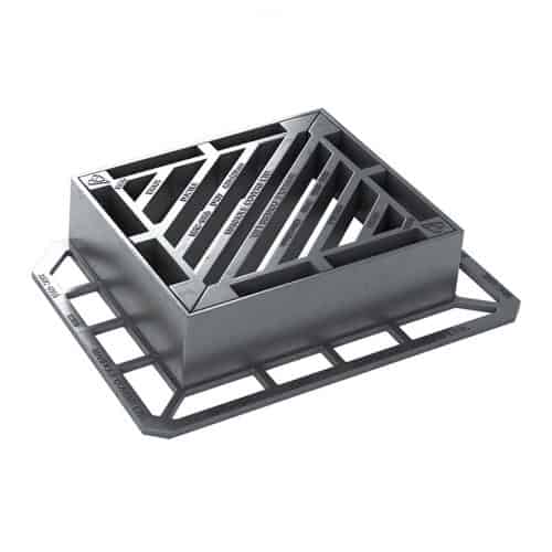 D400 Hinged Gully Grating 440 X 380 X 100mm