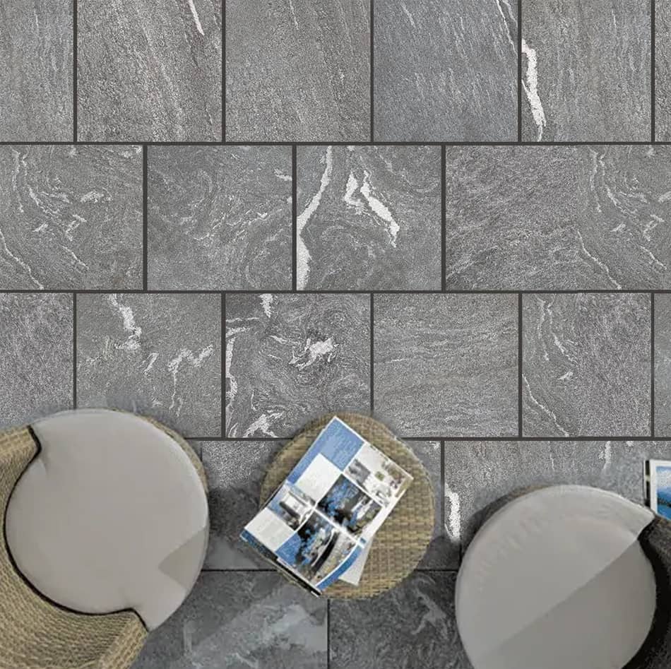 Quartz Tile Grigioni 600 X 600 X 20mm - Image 3