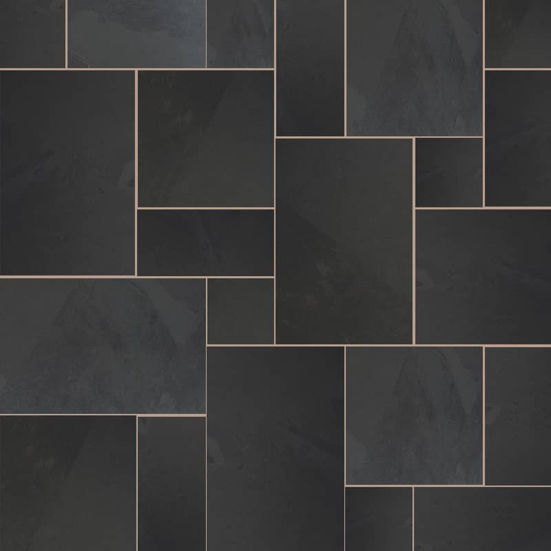 Natural Stone Calibrated Patio Kit Raven Black - Image 5