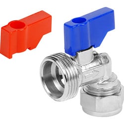 Washing Machine Tap Angle 15mm X 3/4"