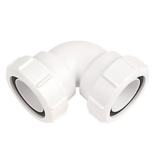 Compression 90° Bend White