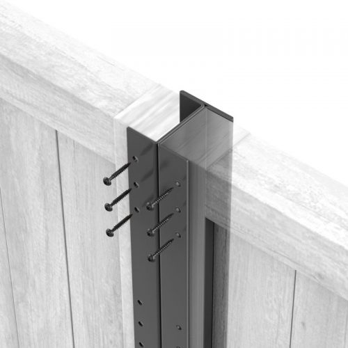 Durapost Classic Anthracite Grey 48mm