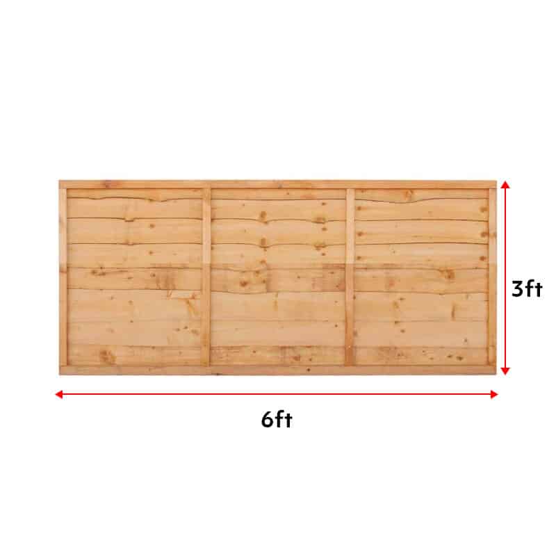 Superior Fence Panels 6Ft X 3Ft