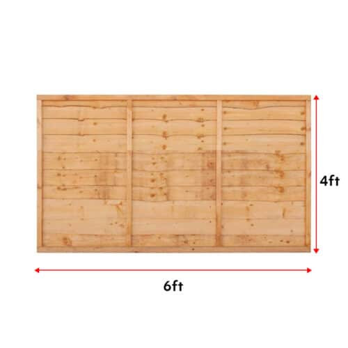 Superior Fence Panels 6Ft X 4Ft
