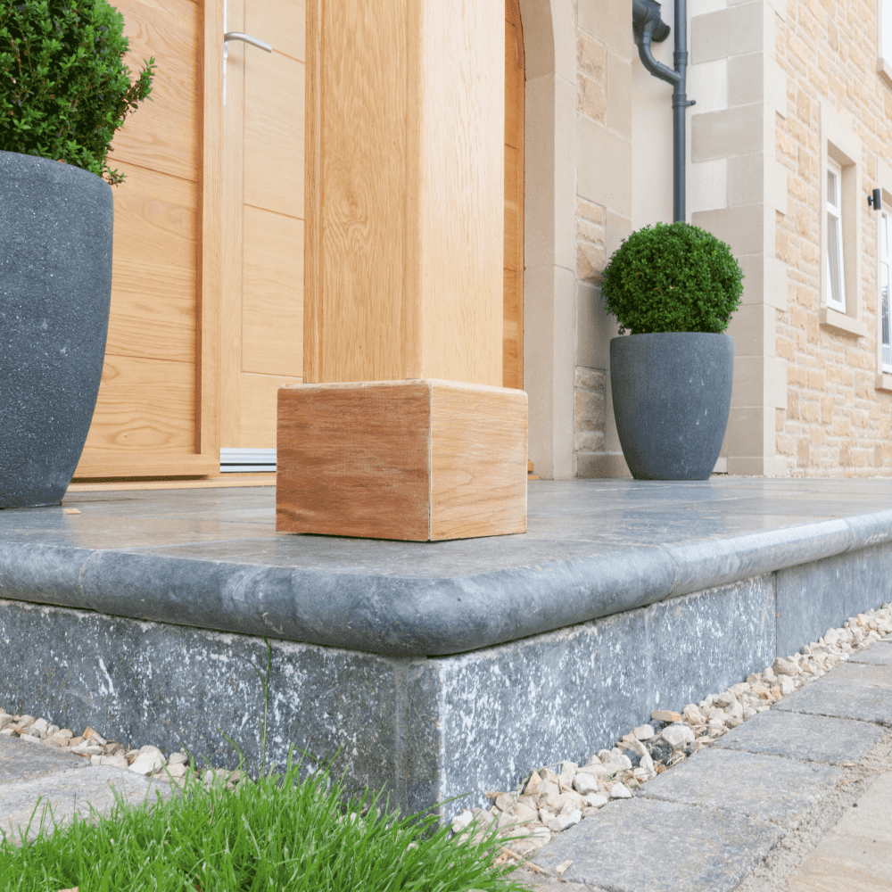 Natural Stone Bullnose Step Grey 1000 X 350 X 40mm - Image 3