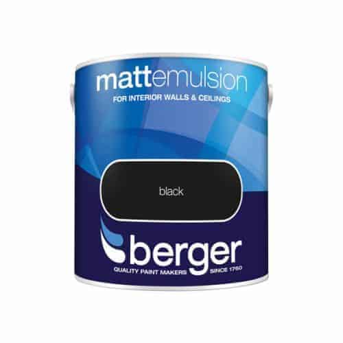 Berger Matt Emulsion Black 2.5L