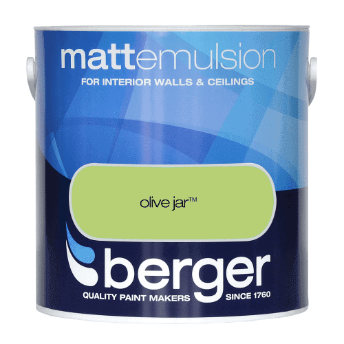Berger Matt Emulsion Olive Jar 2.5L
