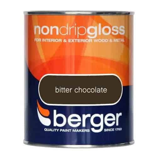 Berger Non Drip Gloss Bitter Chocolate 750ml