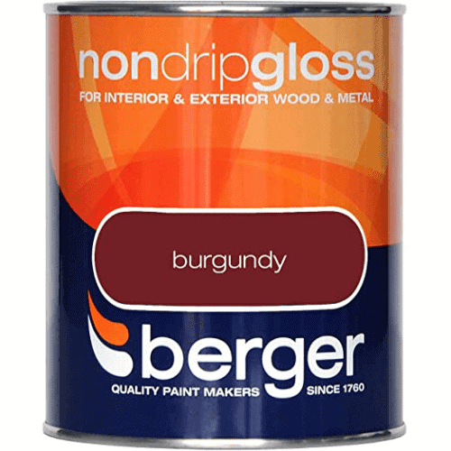 Berger Non Drip Gloss Burgundy 750ml