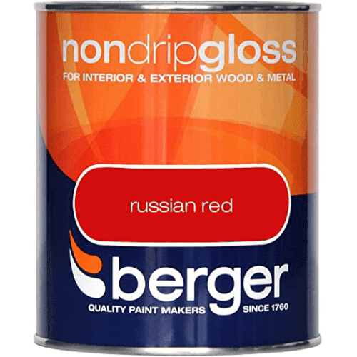 Berger Non Drip Gloss Russian Red 750ml