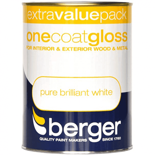 Berger One Coat Gloss White 1.25L
