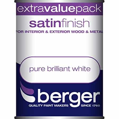 Berger Satin Finish White 750ml