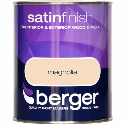 Berger Satin Sheen Magnolia 750ml