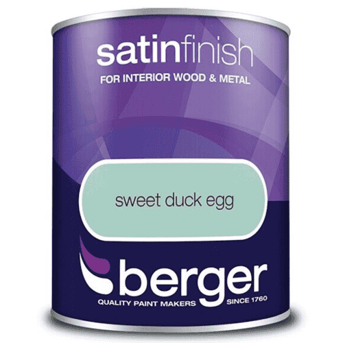 Berger Satin Sheen Sweet Duck Egg 750ml