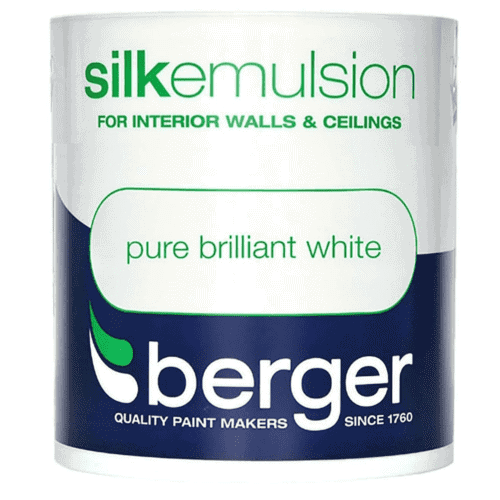 Berger Silk Emulsion Pure Brilliant White 5L
