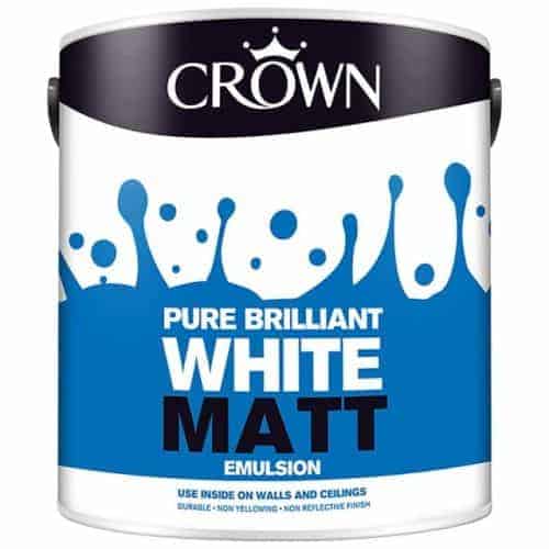 Crown Matt Emulsion White 2.5L