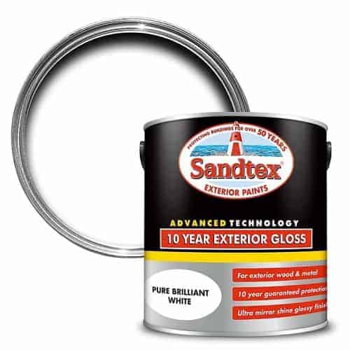 Sandtex 10 Year Exterior Gloss Brilliant White 750ml