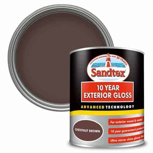 Sandtex 10 Year Exterior Gloss Chestnut Brown 750ml