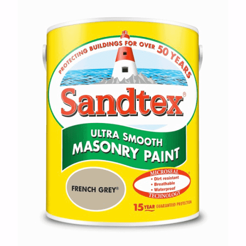 Sandtex Exterior Masonry Paint French Grey 5L