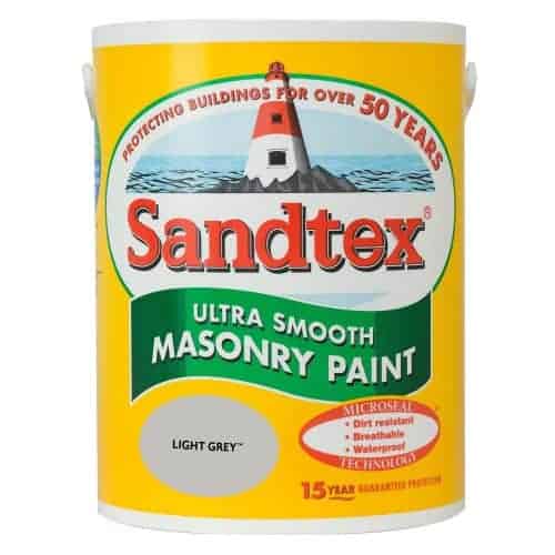 Sandtex Exterior Masonry Paint Light Grey 5L