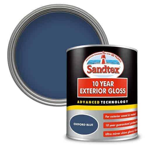 Sandtex 10 Year Exterior Gloss Oxford Blue 750ml