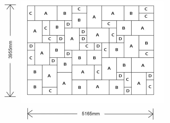 natural stone calibrated