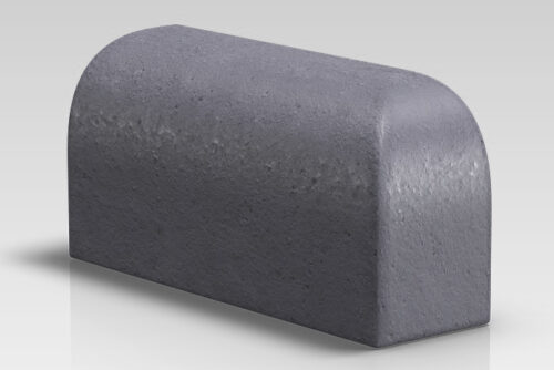 Bn 10.2 Single Bullnose External Return On Edge Blue Right