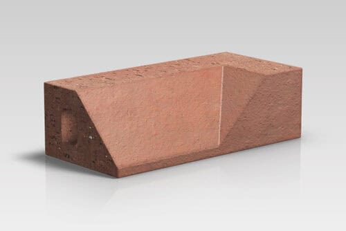 Pl 4.1 Plinth Internal Return Corner Red Left