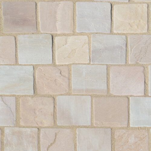 Age Old Tumbled Sett Sunset Blend 140 X 140 X 22mm +/-