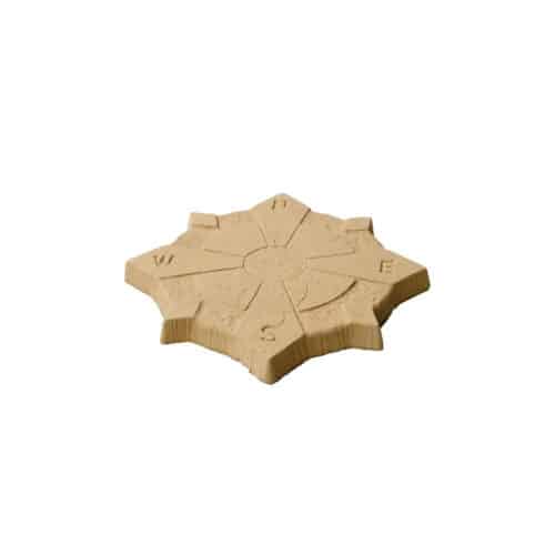 Compass Stepping Stone Bath Buff 440mm