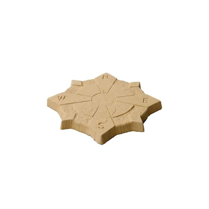 Compass Stepping Stone Bath Buff 440mm