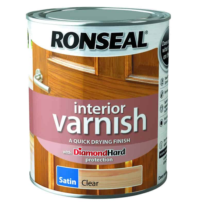 Ronseal Interior Wood Varnish Clear Satin 2.5L