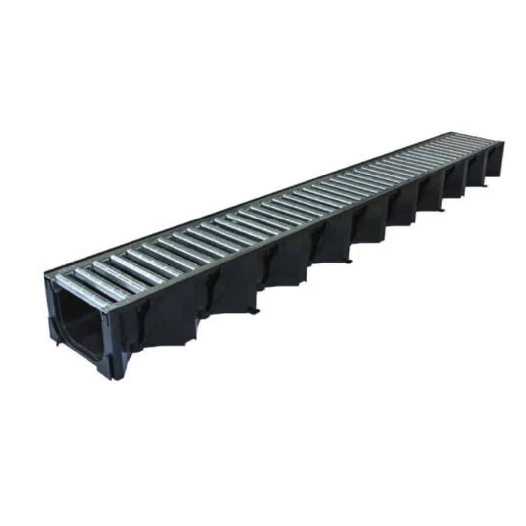 Aco Hexdrain 1m Channel With Galvanised Grating