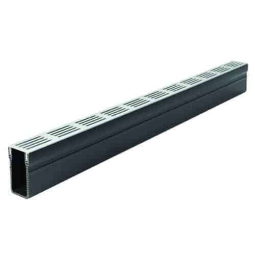 Aco Slimline Stainless Steel Channel 1m