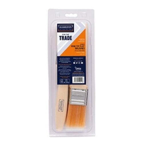 For The Trade 1.5" Flat Brush 4Pk