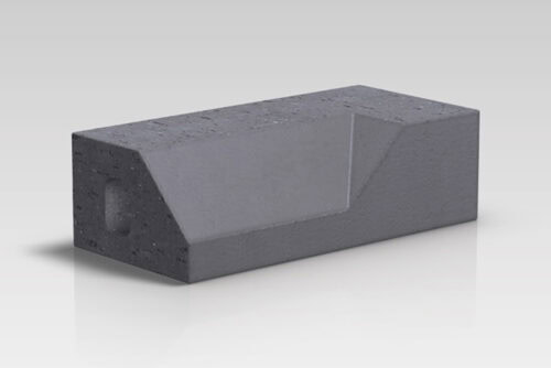 Pl 4.2 Plinth Internal Return Corner Blue Left 73mm