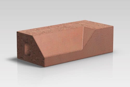 Pl 4.2 Plinth Internal Return Corner Red Left