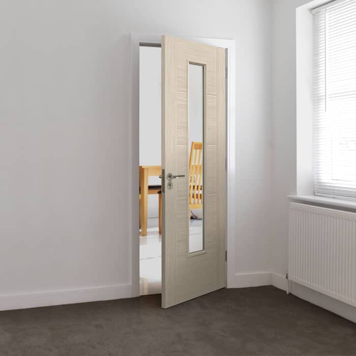 Tigris Ivory Glazed Laminate Internal Door - Image 3