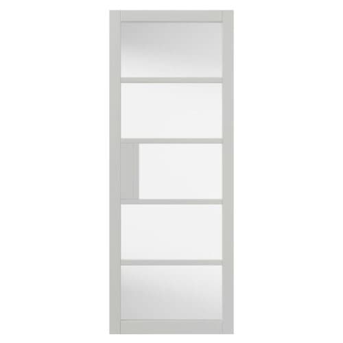 Metro White Clear Glazed Internal Door