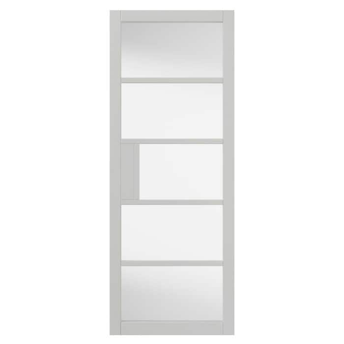 Metro White Clear Glazed Internal Door