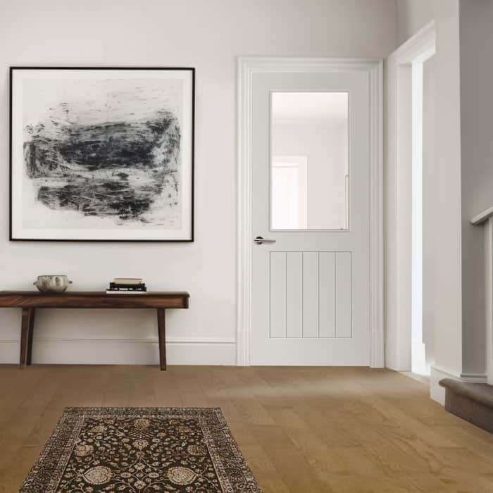 Thames White Half Light Glazed Internal Door - Image 3