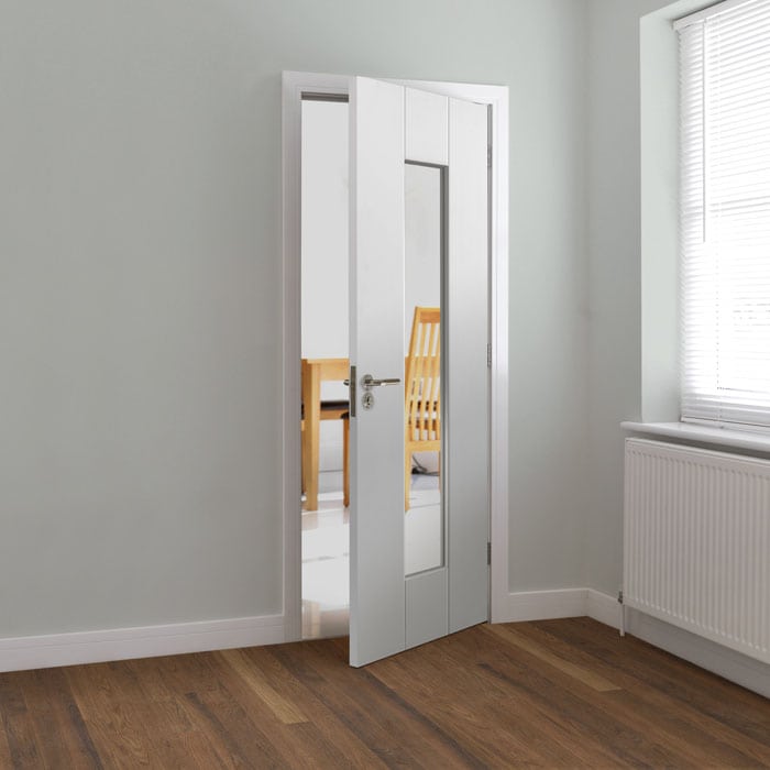 Axis White Glazed Internal Door - Image 3
