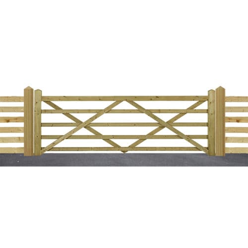Field 5 Bar Gates 2134mm