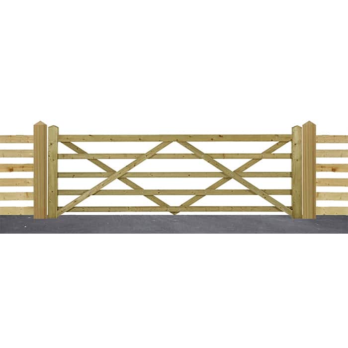 Field 5 Bar Gates 915mm