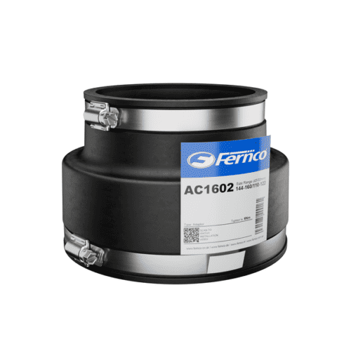 Fernco Ac1602 Adaptor Coupling 144-160/110-122mm