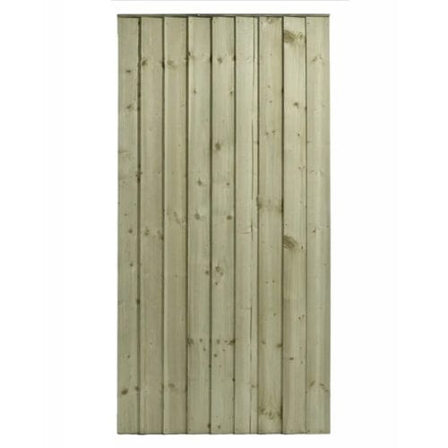 Featheredge Gate Green 1.85 X 0.9m