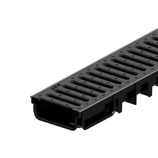 Aco 50mmm Deep Drainage Channel Black