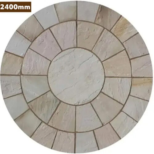 Natural Stone Circle Fossil 2400mm